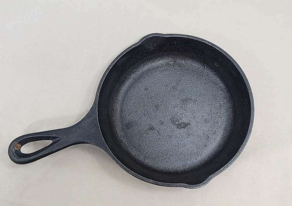 Lodge USA 3SK 6.5 inch Cast Iron Skillet Black Small Seasoned Ready To Cook